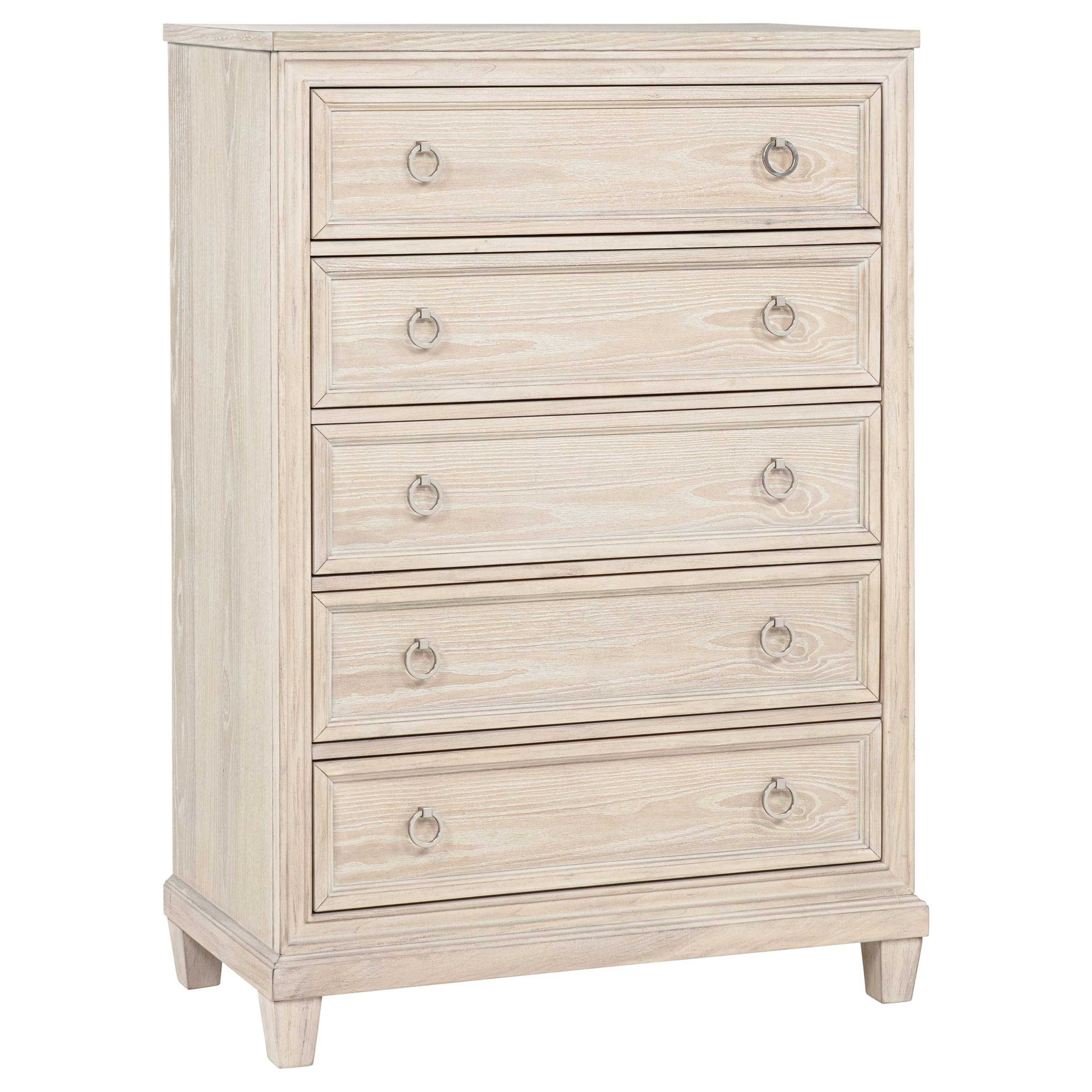Coaster Home Furnishings - Pembroke - Wood - 5-Drawer Chest of Drawers with Stepped Trim, Ring Pu... | Amazon (US)
