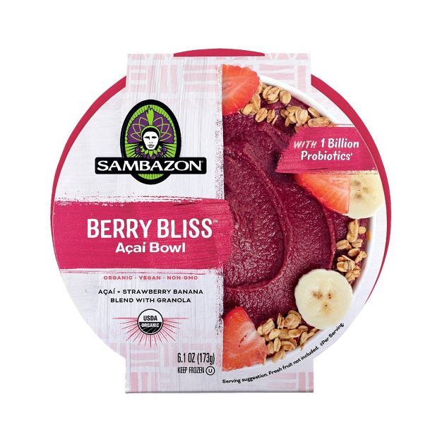 Sambazon Frozen Berry Bliss Acai Bowl - 6.1oz | Target