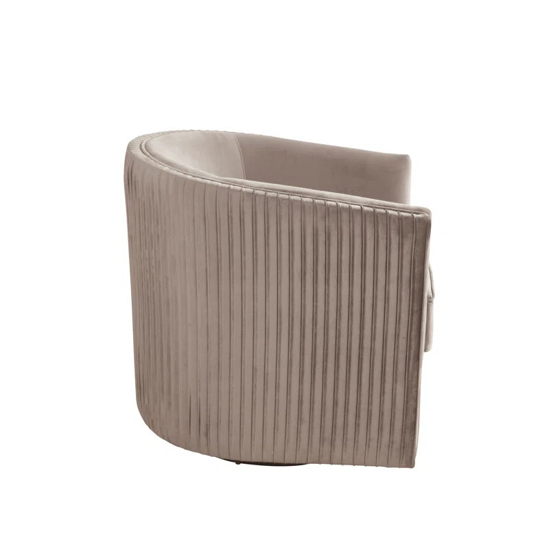 Remaley 30'' Wide Swivel Barrel Chair | Wayfair North America