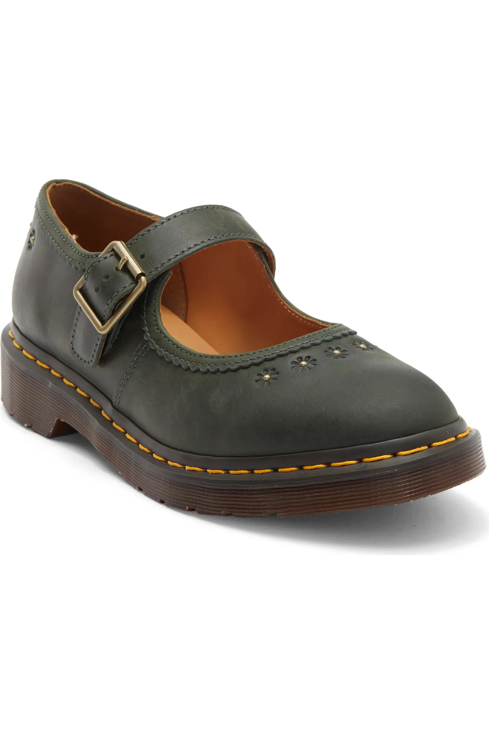 Dr. Martens Flower Mary Jane Flat (Women) | Nordstrom | Nordstrom