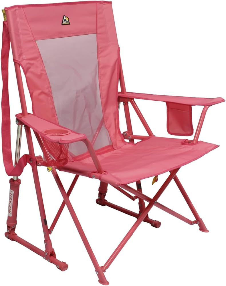 GCI Outdoor Comfort Pro Rocker Camping Chair | Portable Folding Rocking Chair with Durable Armres... | Amazon (US)