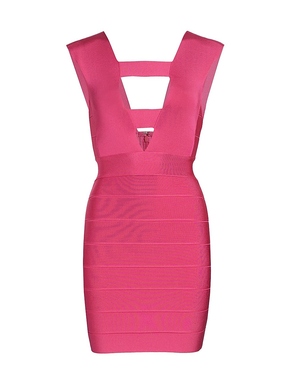 Deep V-Neck Strappy Icon Dress | Saks Fifth Avenue