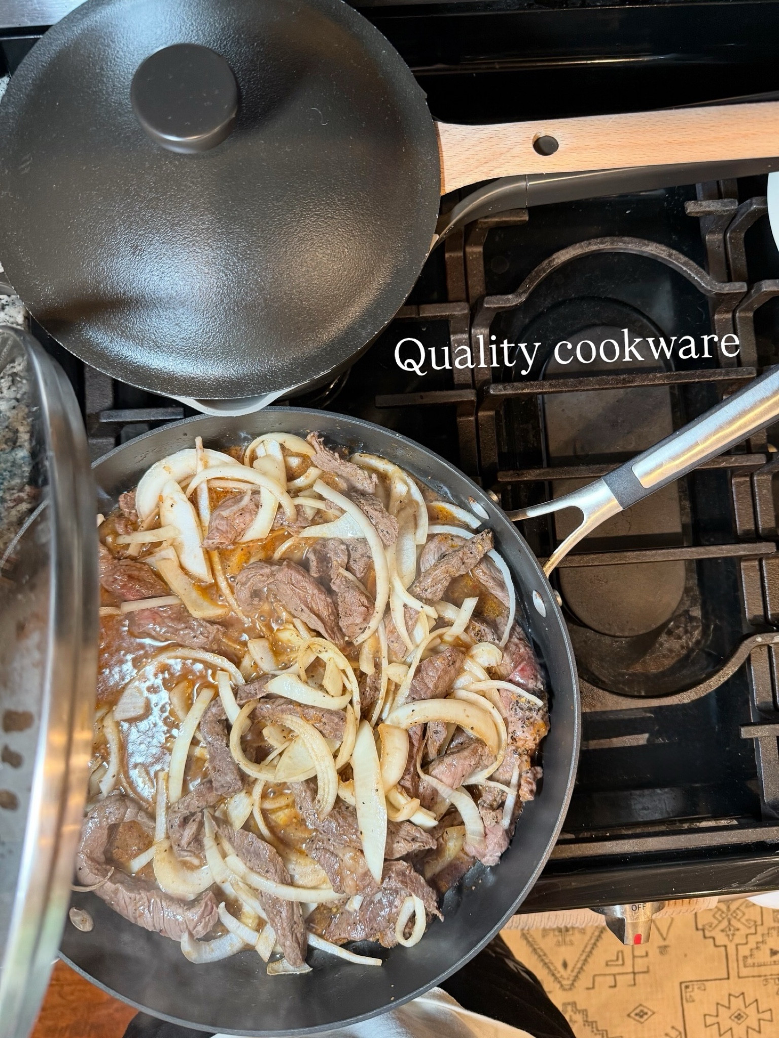 Nonstick pots and pans with lids. 


#LTKMothersDay #LTKWedding #LTKHome