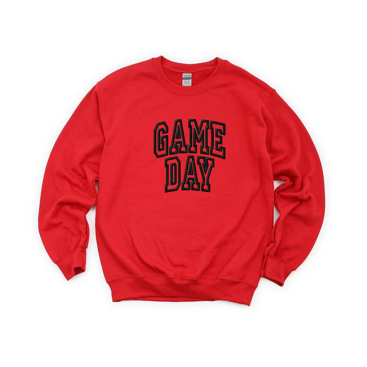 Simply Sage Market Women's Graphic Sweatshirt Embroidered Game Day Arched | Target