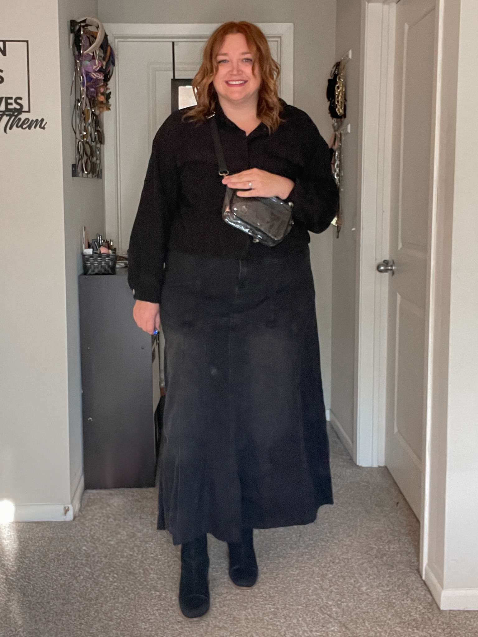 A cropped jacket and jean skirt is it for Fall.
Wearing the 3XL as a US pear shaped plus size 18 

Code 24FWtarajane to save 15% at SHEIN

#LTKMidsize #LTKFindsUnder50 #LTKPlusSize