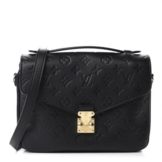 LOUIS VUITTON Empreinte Pochette Metis Black | Fashionphile