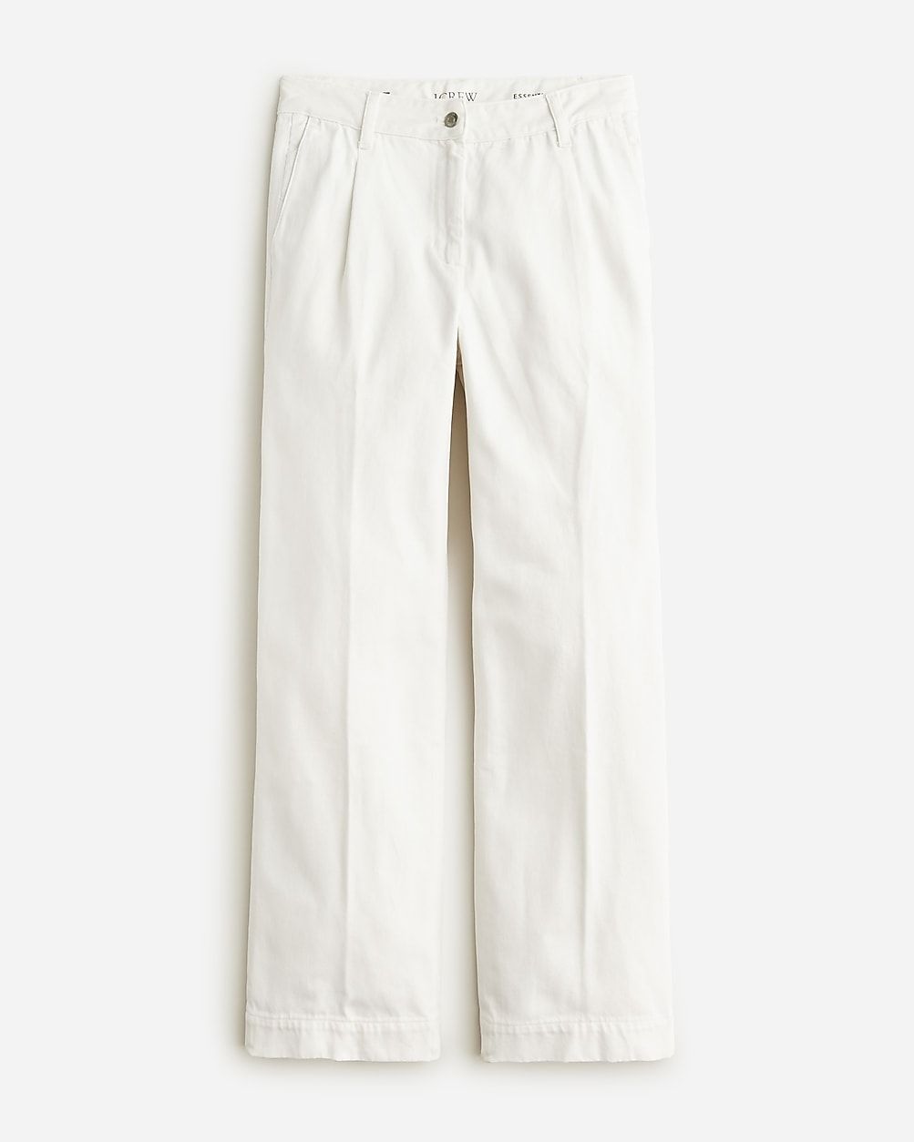 Wide-leg essential jean in white | J.Crew US