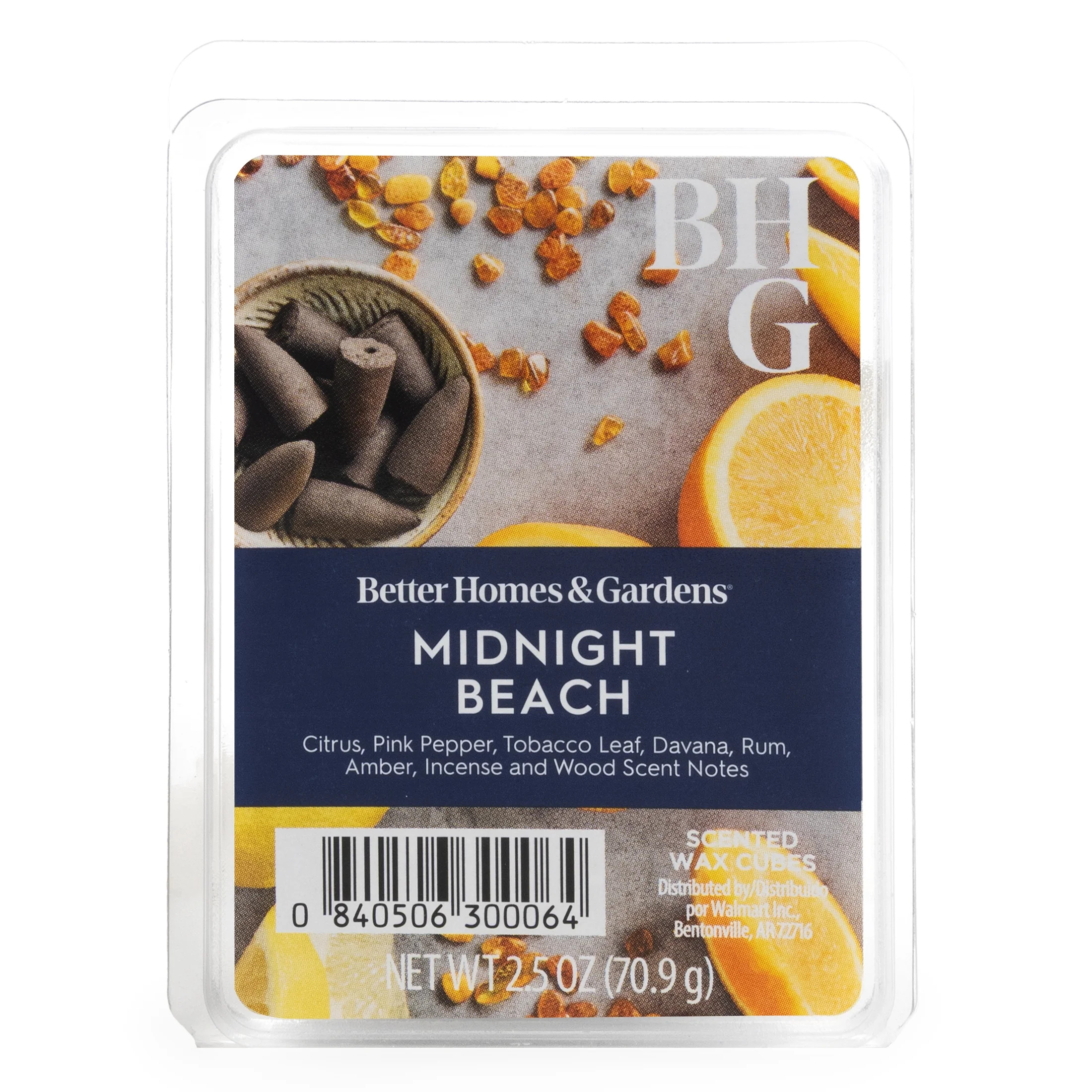Better Homes & Gardens 2.5oz Wax Melts Midnight Beach - Walmart.com | Walmart (US)