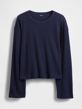 Waffle Crop PJ Top | Gap (CA)