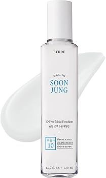 ETUDE SoonJung 10 Free Moist Emulsion 130ml 21AD | Hypoallergenic Non-Irritating Hydrating Emulsi... | Amazon (US)