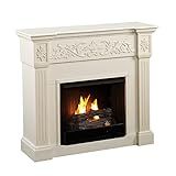 Southern Enterprises SEI Calvert Gel Fuel Fireplace, Ivory | Amazon (US)