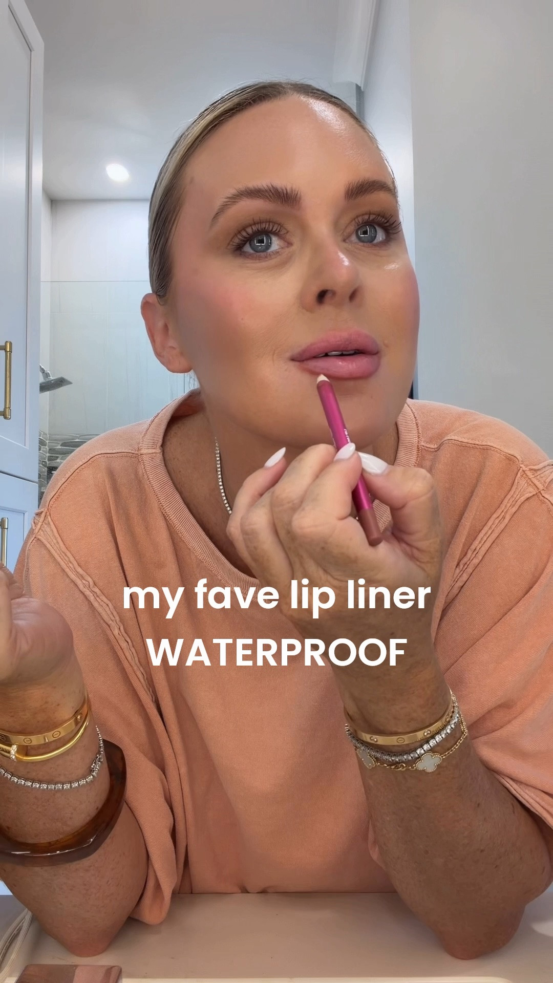 I’m officially obsessed with this lip liner. 🤎✨ My girlfriend literally asked me last night how it was still on my lips. 😂💋💄

I wear shades 1 & 2, but there are 4 gorgeous shades to choose from. It’s called Lip Lock for a reason. It’s waterproof, stays put, and is hands down my favorite. And it’s finally at Sephora! 🙌

lip liner • waterproof makeup • long lasting lip liner • Sephora • beauty favorite • makeup must have • everyday makeup • neutral lip • lip combo

#LTKBeauty #LTKOver40 #LTKgrwm