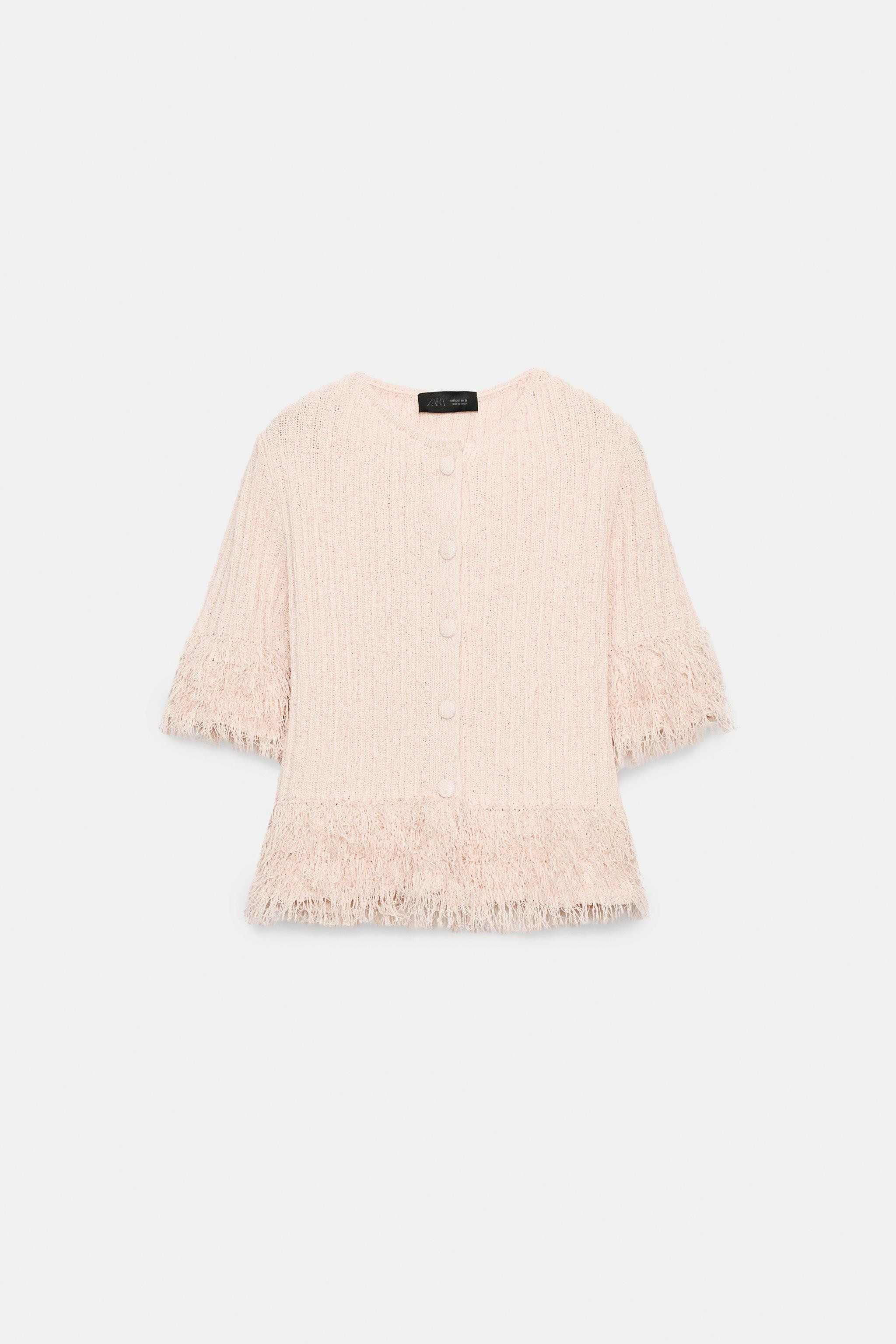 FRINGED CARDIGAN | Zara US