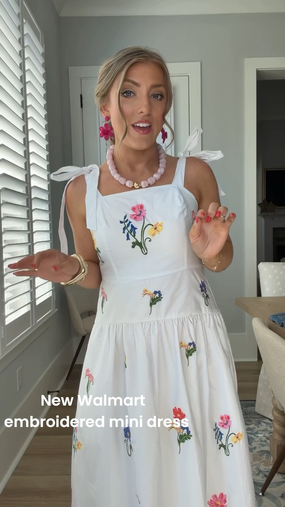 This embroidered floral midi dress might be one of my favorite Walmart fashion finds lately 🌸🤍 The sweetest feminine details, flattering fit, and such a pretty summer dress for brunch, showers, vacation, church, or family photos. I cannot believe this is a Walmart find!

#WalmartFashion #WalmartFinds #MidiDress #SummerDress #FeminineStyle #AffordableFashion #VacationStyle #DressSeason #WalmartStyle #FloralDress #SummerOutfits #OOTD #ClassicStyle #FashionFinds #WalmartNewArrival

#LTKootd #LTKPetite