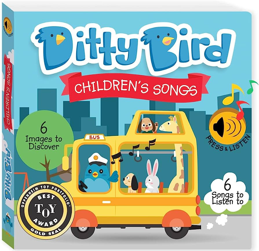 DITTY BIRD The Wheels on The Bus Book | Nursery Rhymes for Babies | Sound Books for Toddlers 1-3 ... | Amazon (US)