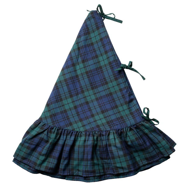 Tartan Ruffle Tree Skirt | Cailini Coastal