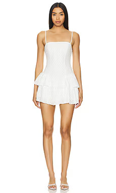 MORE TO COME Shay Mini Dress in White from Revolve.com | Revolve Clothing (Global)