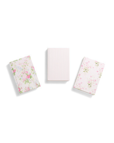 3pc English Garden Decorative Journals Bookcase Decor | TJ Maxx