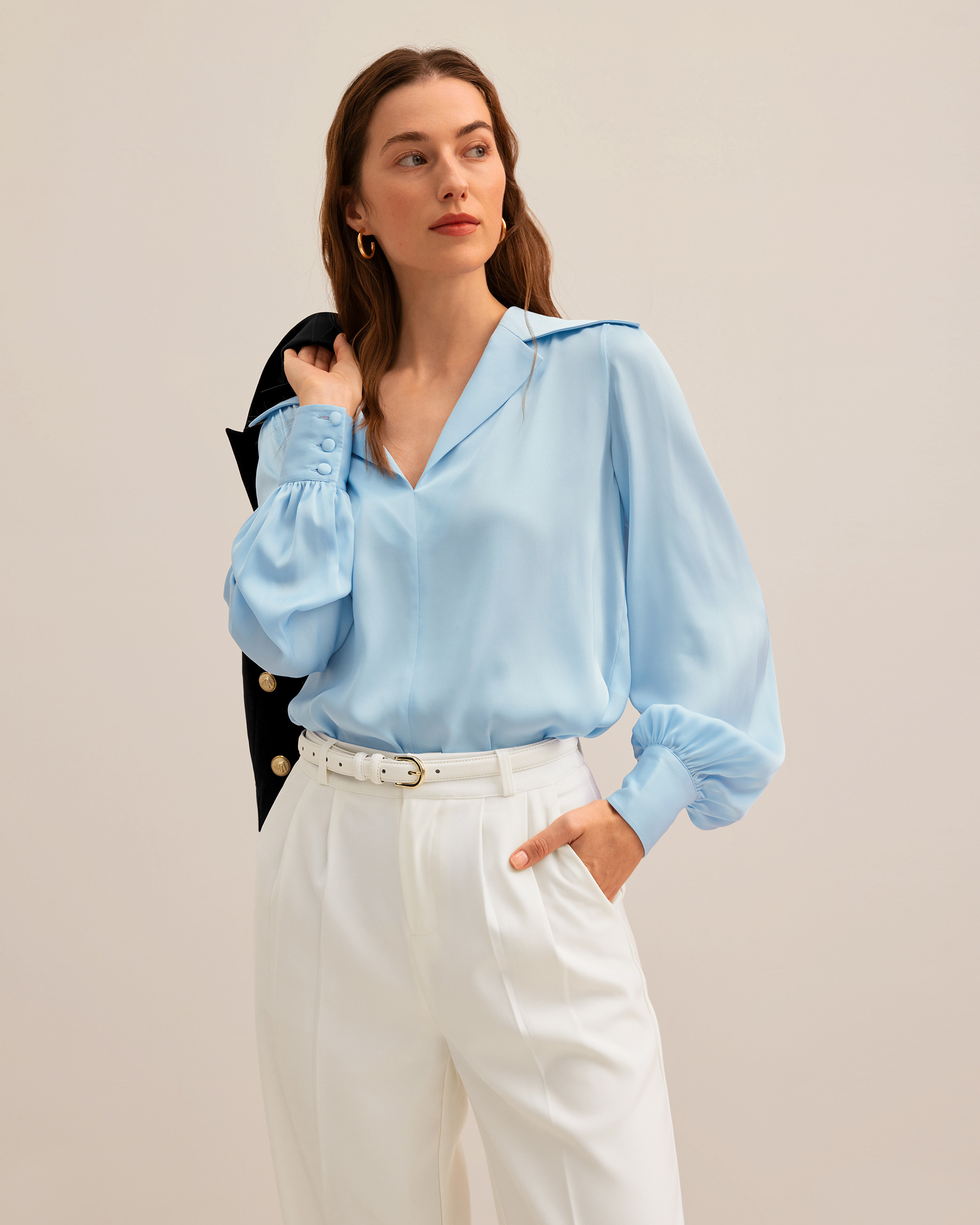 Cervina Blouse | LilySilk