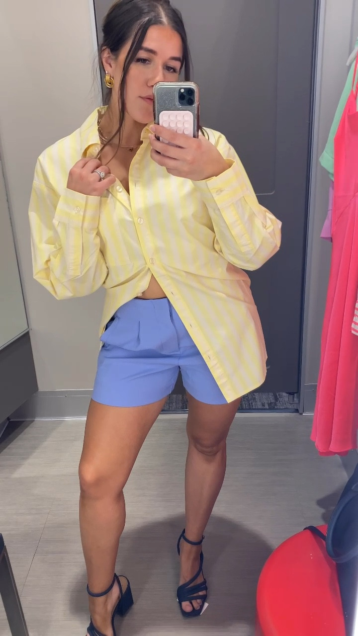 Loving this look from target 
🌞🌊  
And included in their circle week sale!! 

-Shorts: size 4 (TTS: I can wear a 2 or 4… 4 is a little more roomy which I like)
-button down: size XS (TTS)
-shoes: size 6 (TTS)

#LTKfindsunder50 #LTKstyletip #LTKxTarget