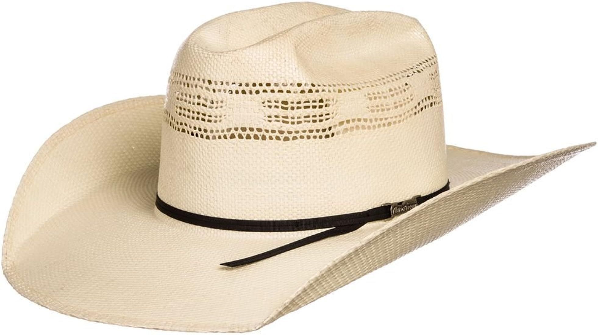 NRS American Hat Company Bangora Open Crown 4-1/4" Brim Cowboy Hat Natural 63/4 | Amazon (US)