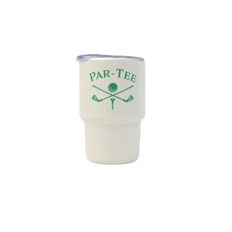 Par-Tee Stainless Steel Mini Tumbler, Green and White, 3 oz, Father's Day by Way To Celebrate | Walmart (US)