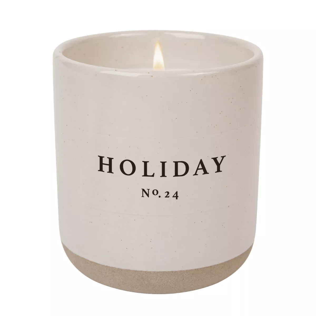 Sweet Water Decor Holiday 12oz Cream Stoneware Candle | Target