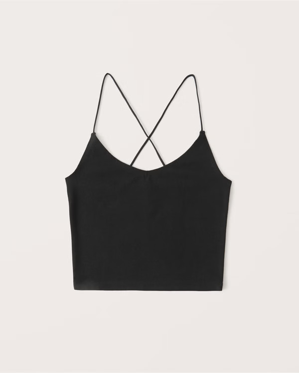 Strappy Cropped Cami | Abercrombie & Fitch (US)