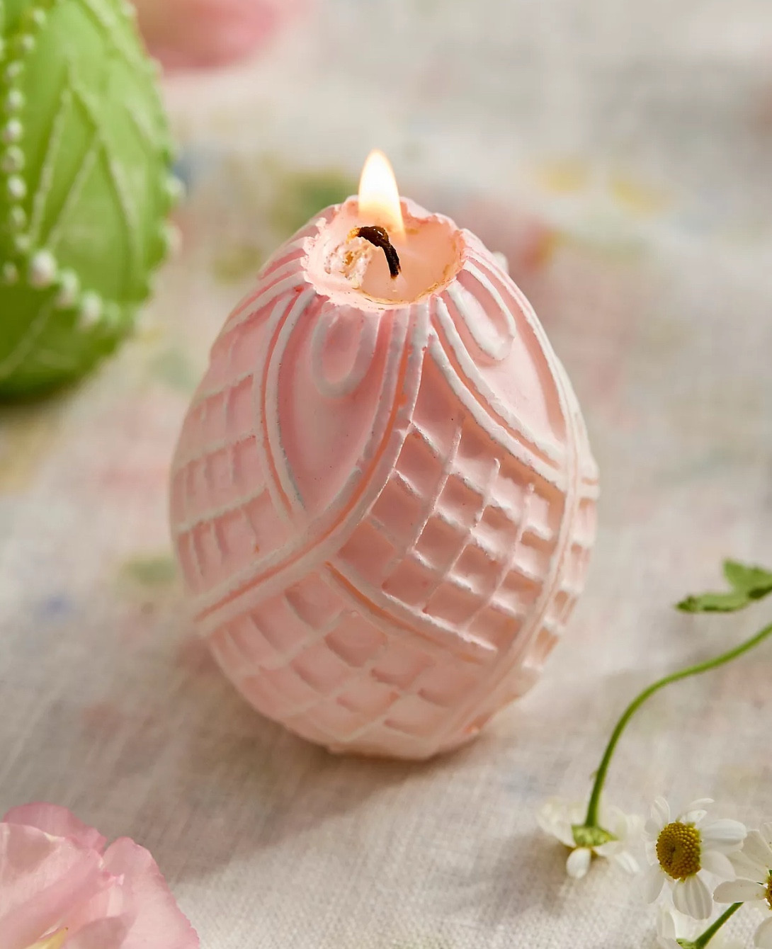 CARVED EASTER EGG CANDLE
I love the pink one!!! All the colors are 
currently on sale! 