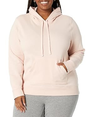 Amazon Essentials Women's Regular-Fit Brushed Back Fleece Pullover Hoodie (Available in Plus Size... | Amazon (US)