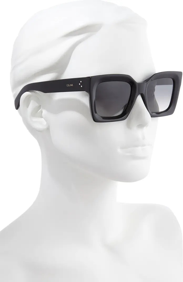 CELINE 51mm Polarized Square Sunglasses | Nordstrom | Nordstrom