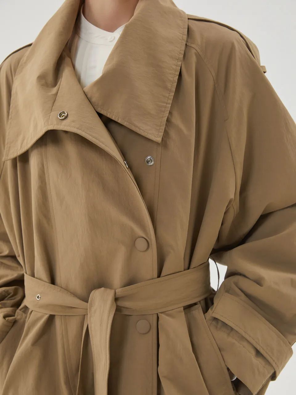 Maximal Trench Coat (Beige) | W Concept (US)