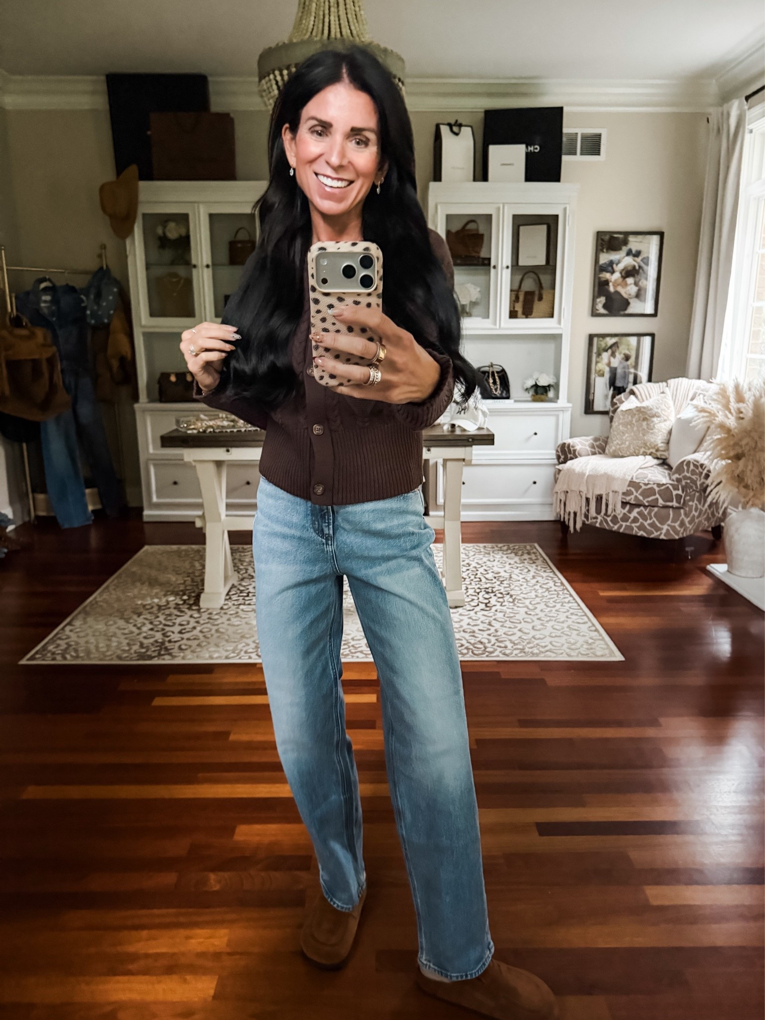 Love this brown cardigan sweater! @Target

#LTKootd #LTKSeasonal #LTKSaleAlert