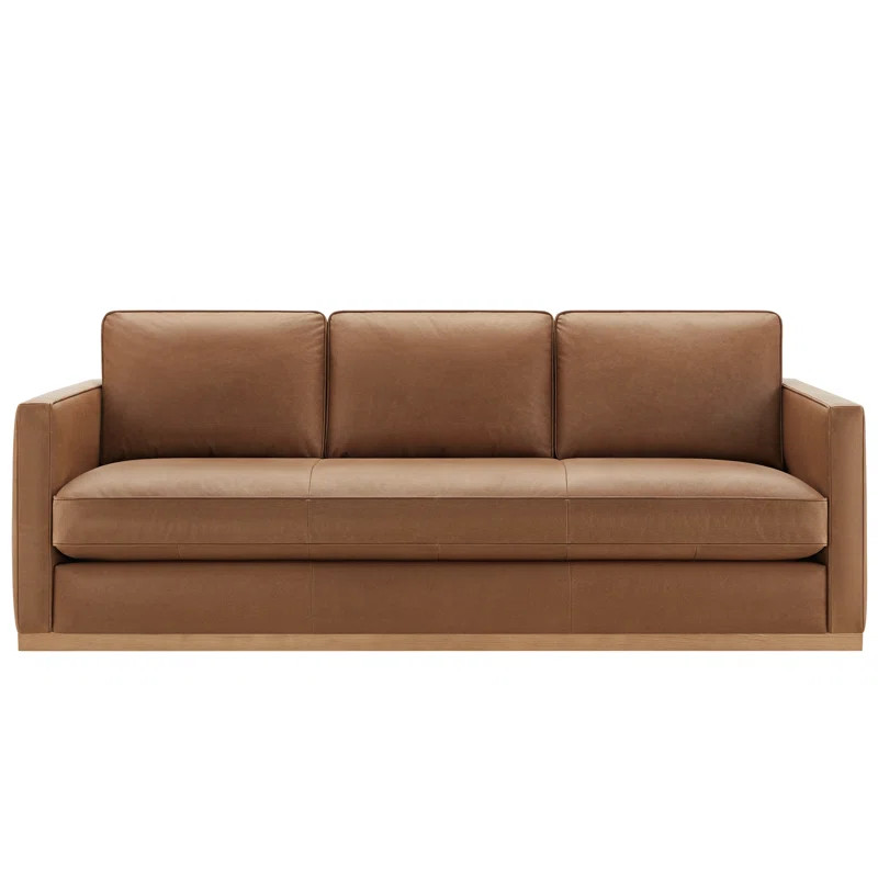 Bobbi 87'' Genuine Leather Sofa | Joss & Main