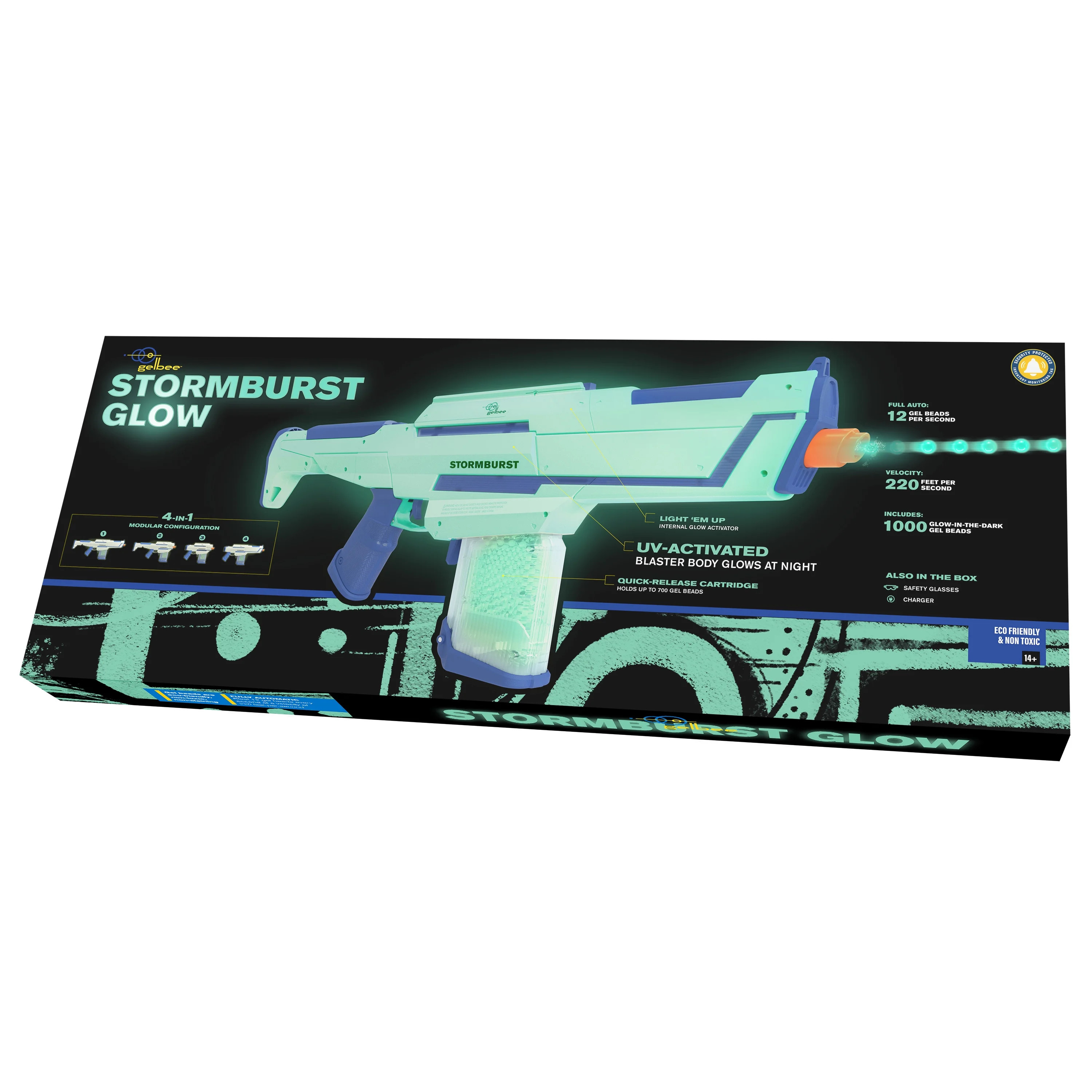 Gelbee's Storm Burst Glow in the Dark Water Bead Blaster, Gelbee's Brand | Walmart (US)