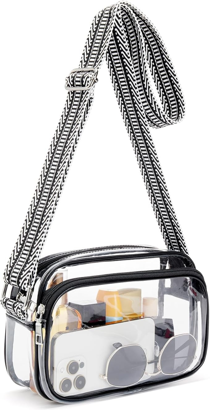 BOSTANTEN Small Crossbody Purse for Women Triple Zip Cell Phone Leather Handbag with Colored Shou... | Amazon (US)