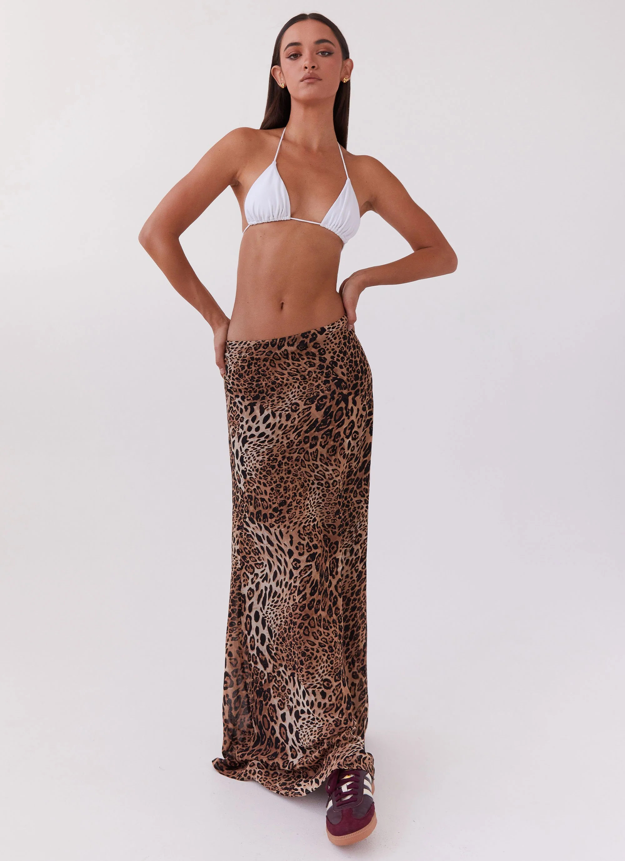 Violetta Maxi Skirt - Leopard | Peppermayo (Global)