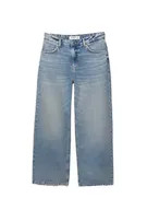 Wide-leg cropped jeans | PULL and BEAR UK