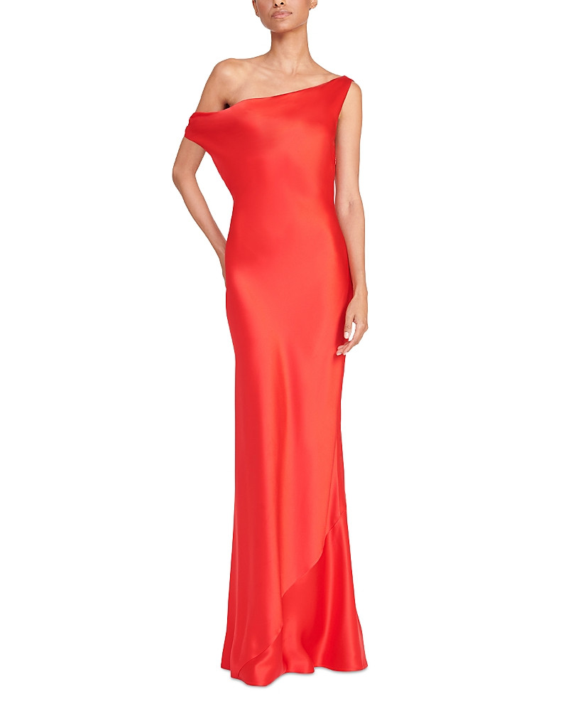 Staud Ashanti Asymmetrical Off Shoulder Gown | Bloomingdale's (US)