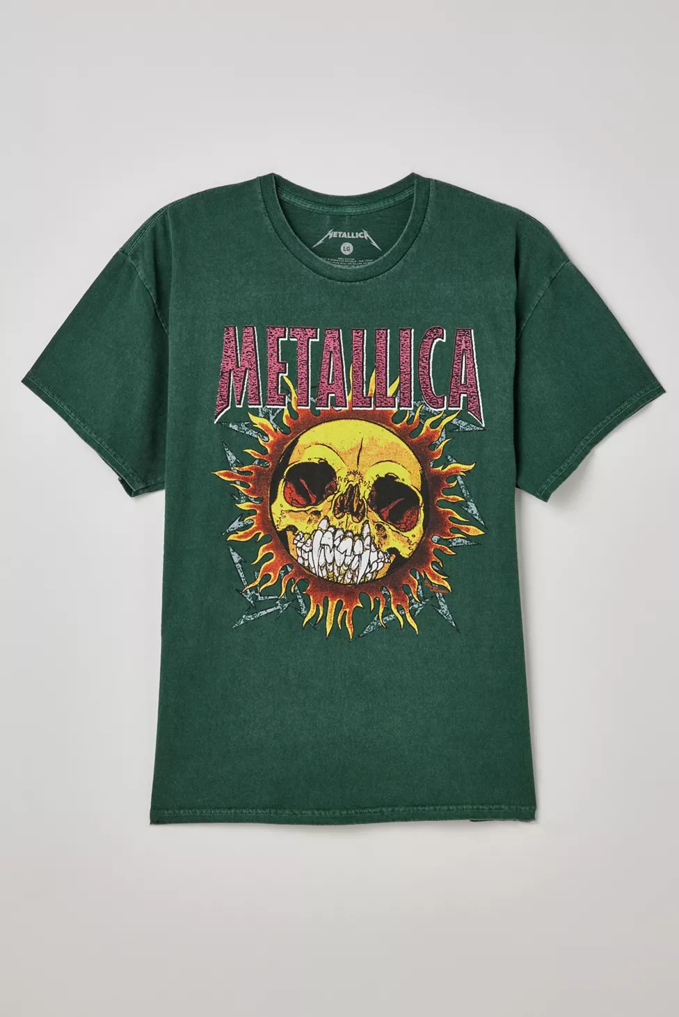 Metallica Skull Sun Tee | Urban Outfitters (US and RoW)