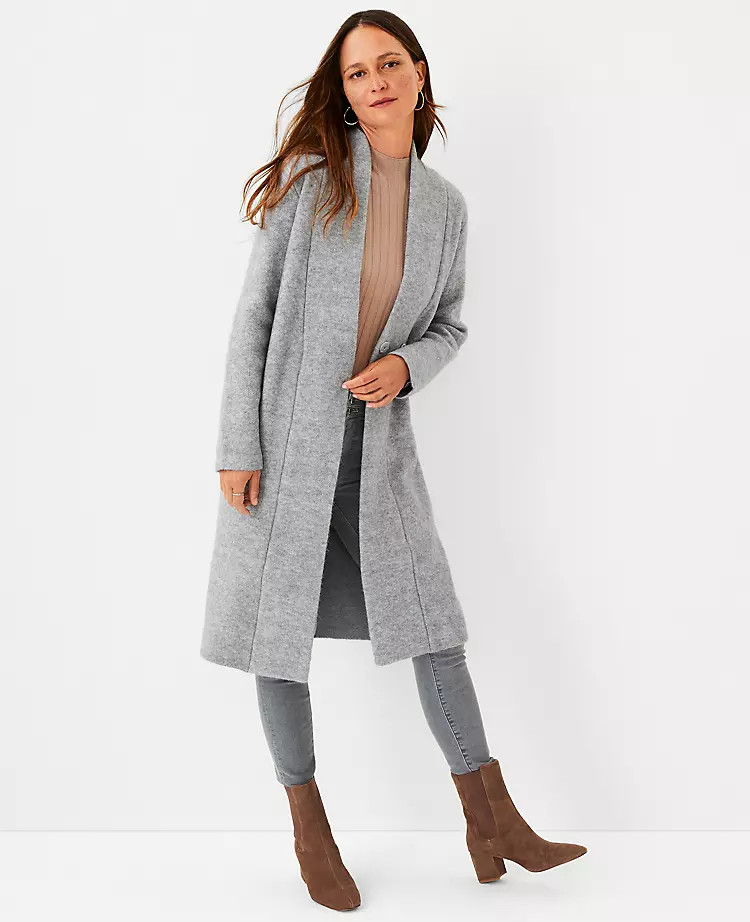Cozy Snap Coatigan | Ann Taylor (US)
