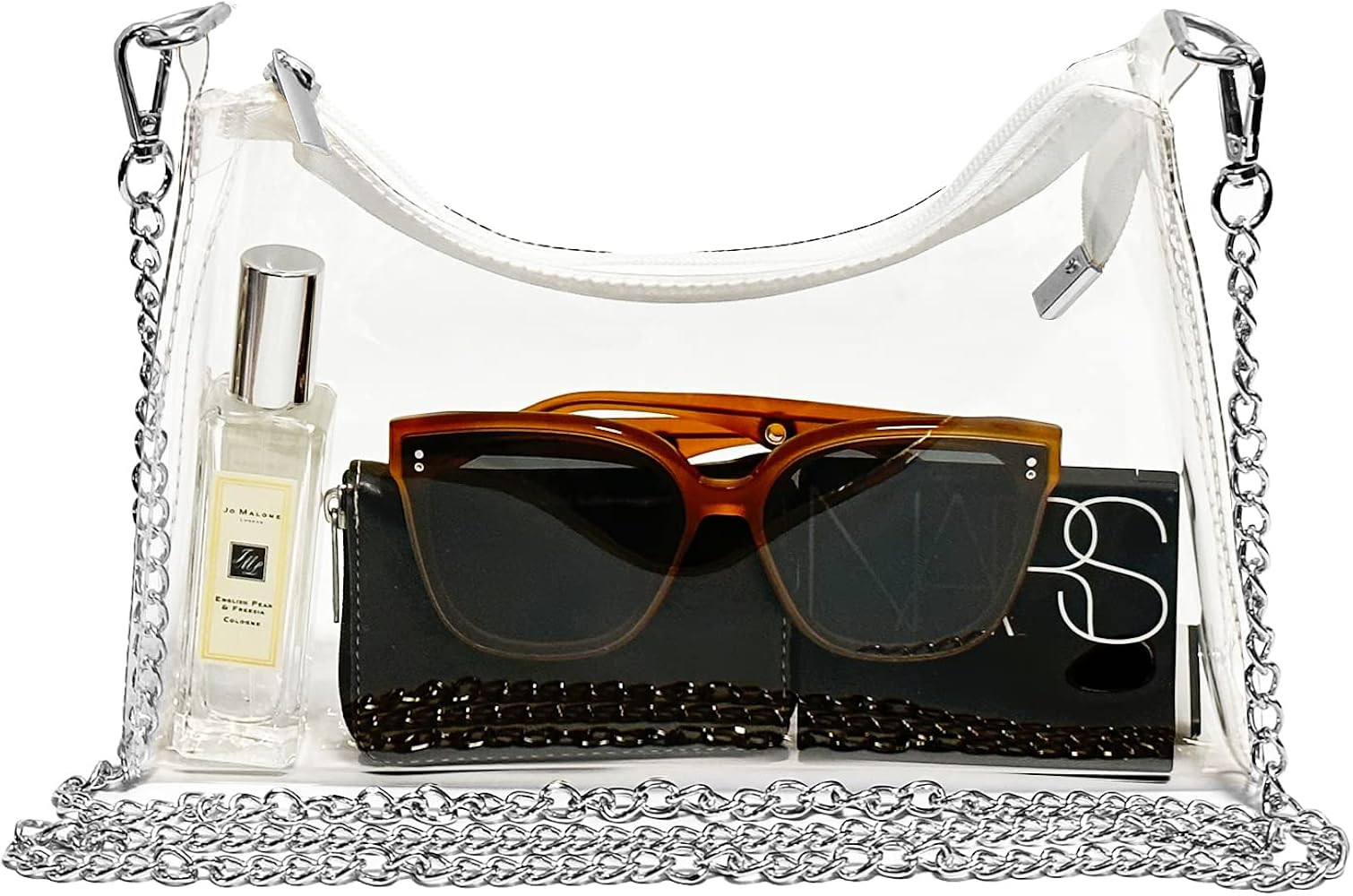 Lackycc Clear Purse Bag Stadium Approved for Women Clear Crossbody Bag Handbag Shoulder Bag | Amazon (US)