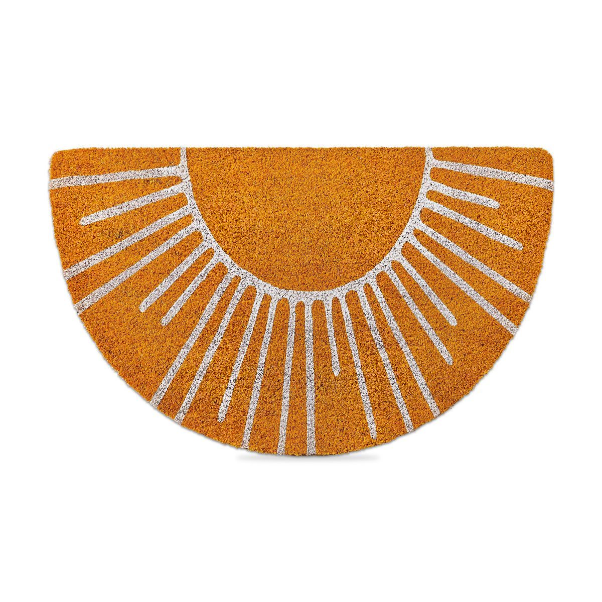 tagltd 1'6"X2'6" Sunshine Shaped Coir Doormat | Target
