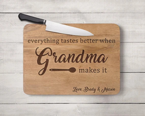 Mothers Day Cutting Board Grandmother Gift Grandma Gift | Etsy | Etsy (US)