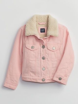 Toddler Sherpa-Lined Icon Cord Jacket | Gap Factory