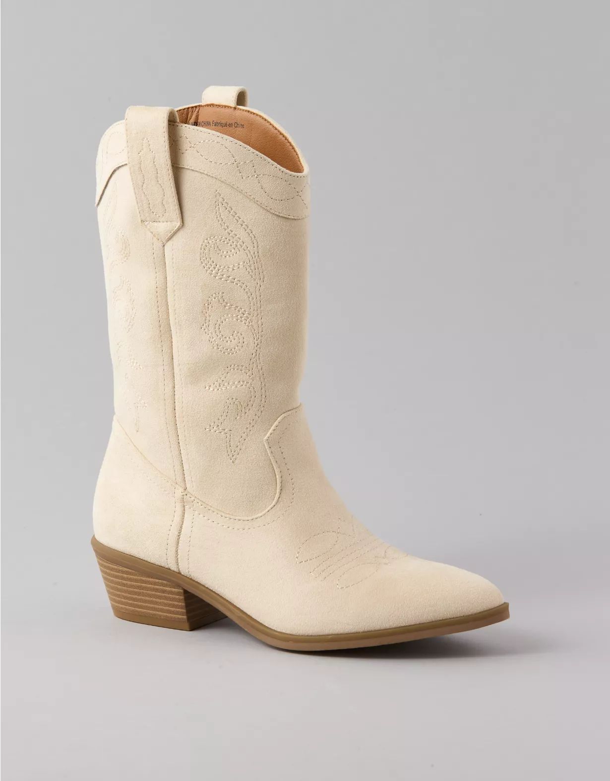 AE Vegan Leather Cowgirl Boot | American Eagle Outfitters (US & CA)