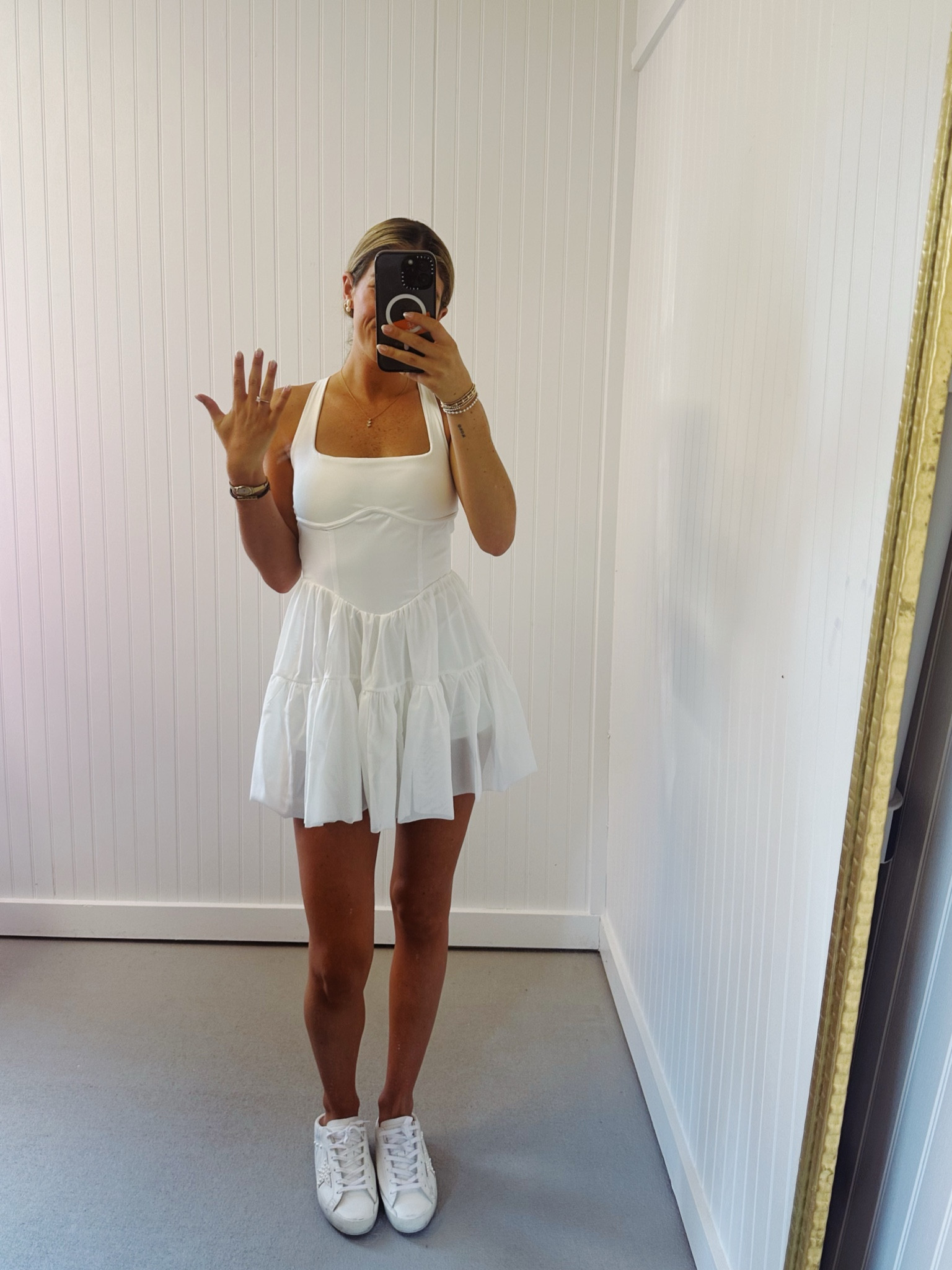 Rehearsal dinner getting ready outfit 🤍

#LTKFindsUnder100 #LTKStyleTip #LTKWedding