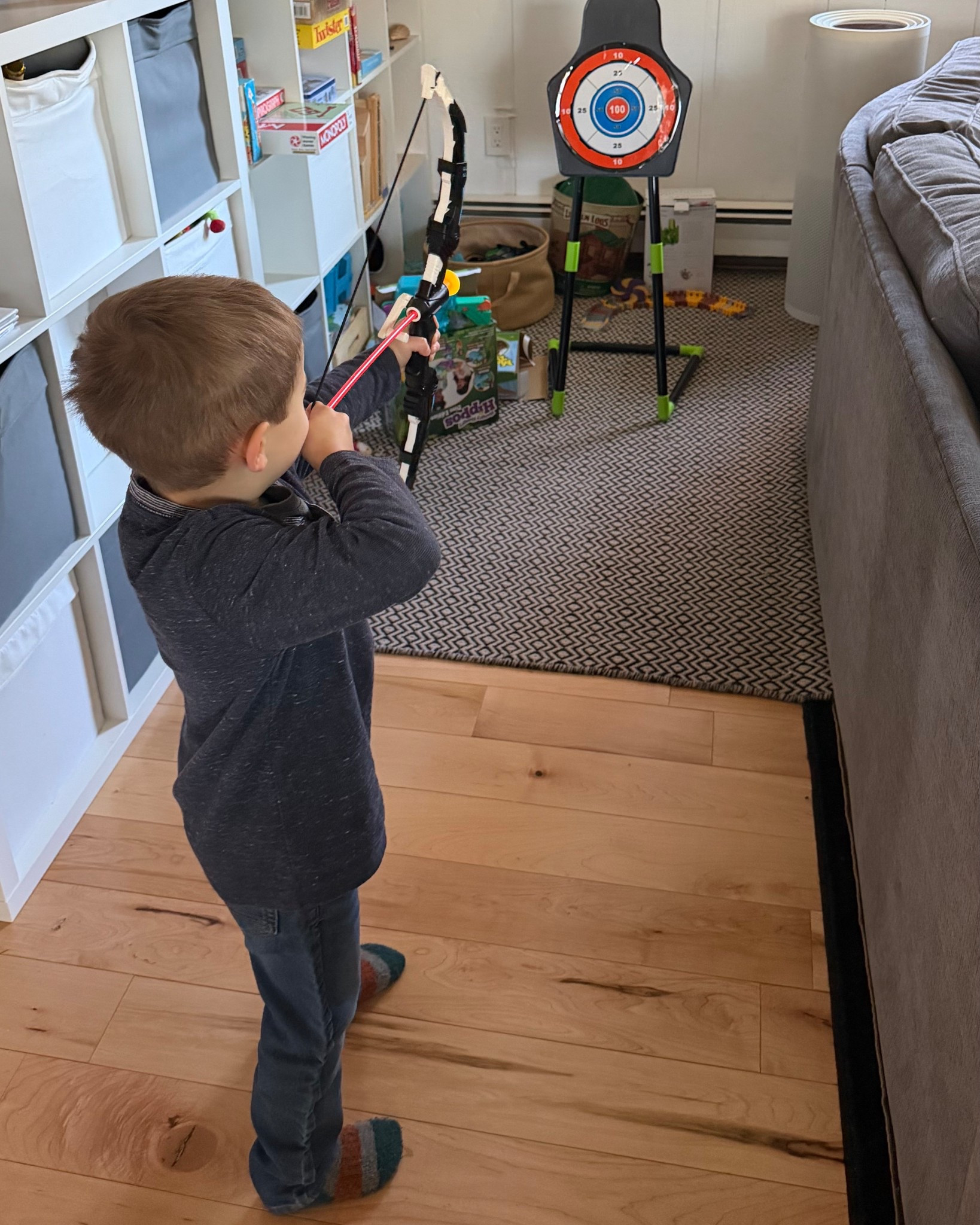 We got this little suction-cup archery set for our 5 year-old for his birthday, and he’s loving it!

This would make a great Christmas gift, too!

#LTKKids #LTKHoliday #LTKGiftGuide
