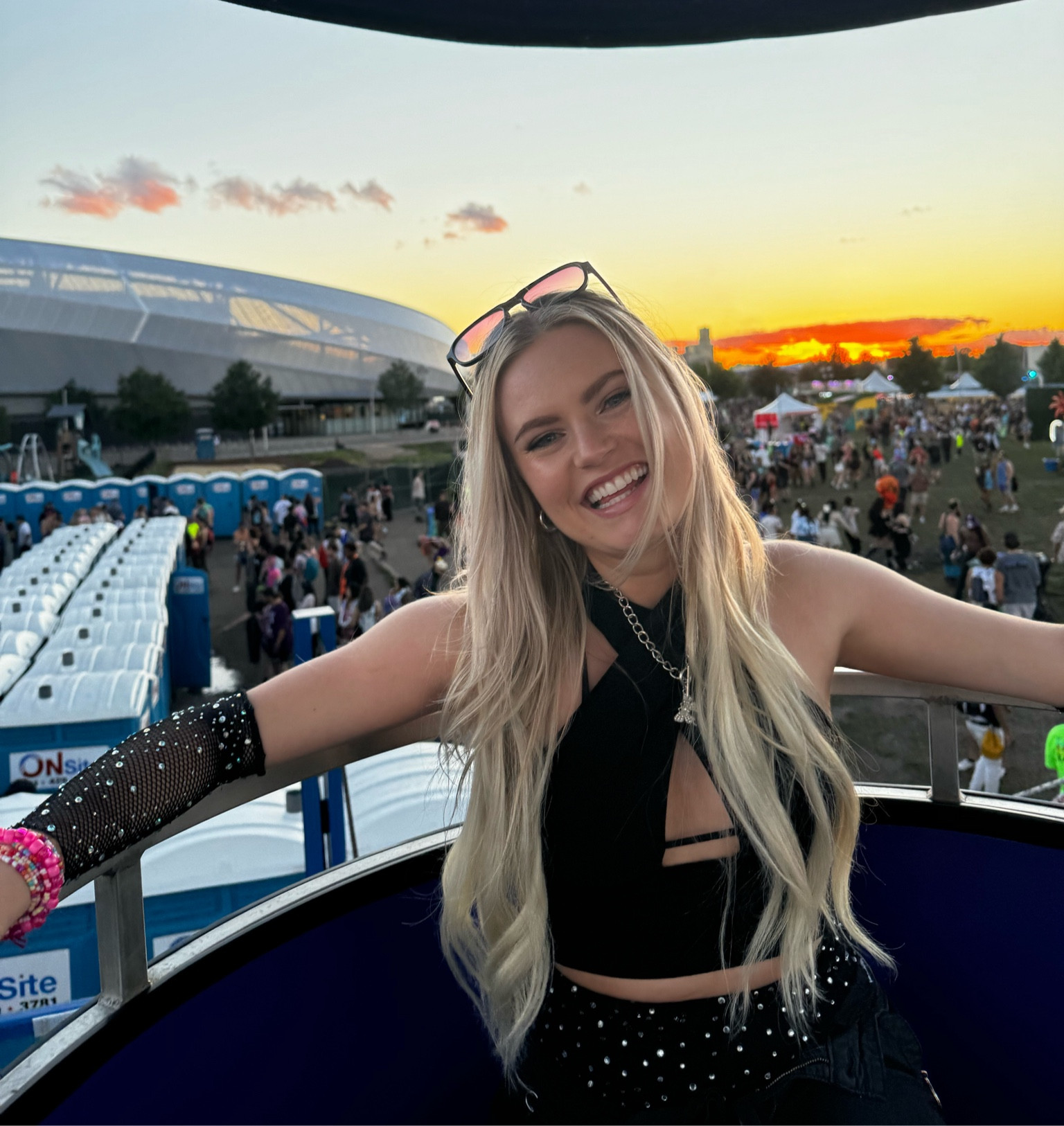 Black and rhinestone festival fit!! 🖤🪩🧿✨ #ltkoutfit #festival #blackoutfit #ootd #rave #edm #concert

#LTKSeasonal