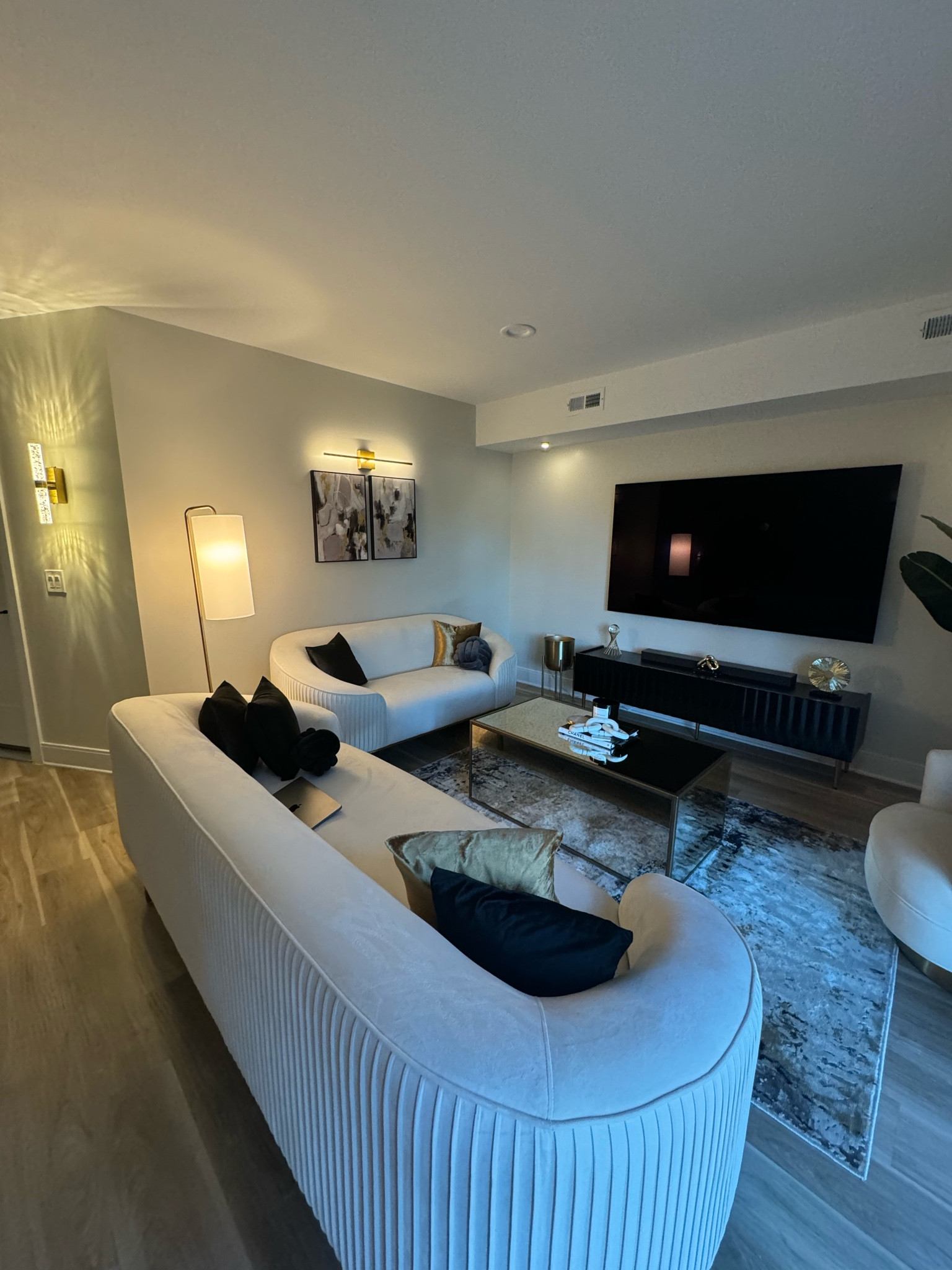 Some lighting improvements we made to our basement recently 💡 Notice how, besides the floor lamp, there’s NO electric lights on & still so much light, thanks to our wall sconces✨

#LTKHome #LTKSaleAlert #LTKCyberWeek